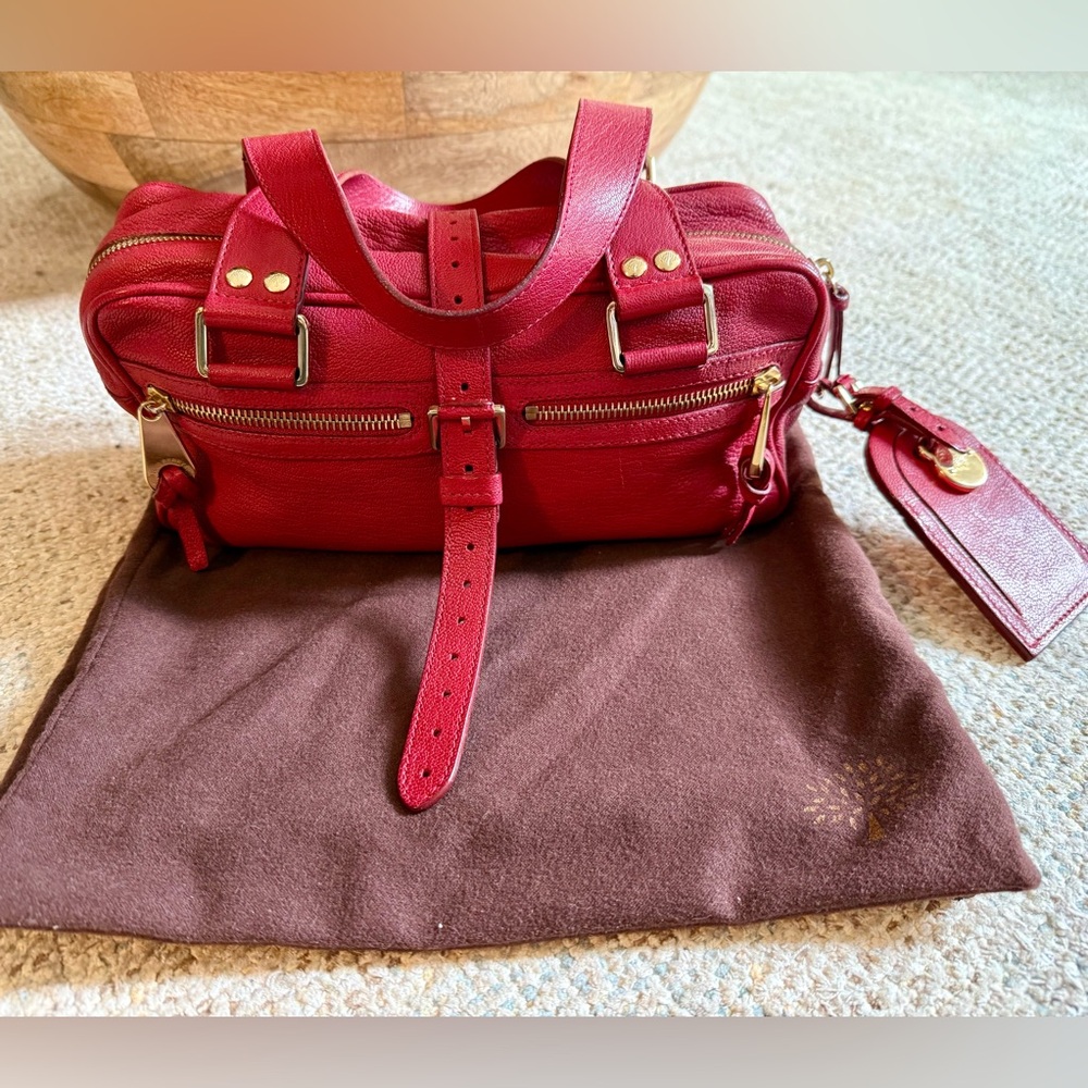 Mulberry mini Mabel in red